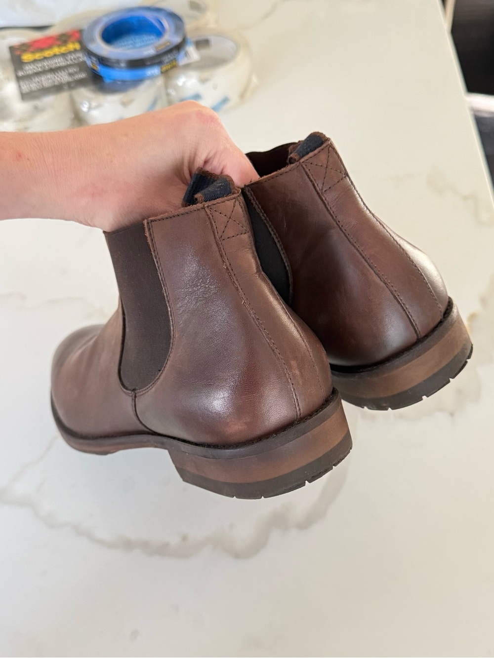 Todd & Gunn Men's Farmlands Chelsea Boots - Picture 6 of 9